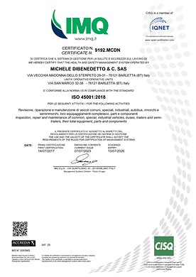 Dibenedetto - ISO 45001:2018