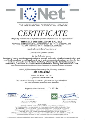 Dibenedetto - ISO 9001:2015