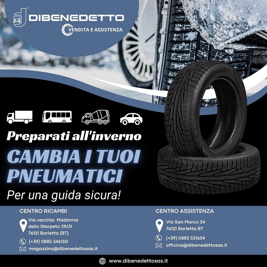 ❄Preparati all'inverno❄ Cambia i tuoi pneumatici per una GUIDA SICURA!