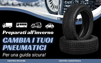 ❄Preparati all'inverno❄ Cambia i tuoi pneumatici per una GUIDA SICURA!